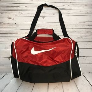 red nike bag